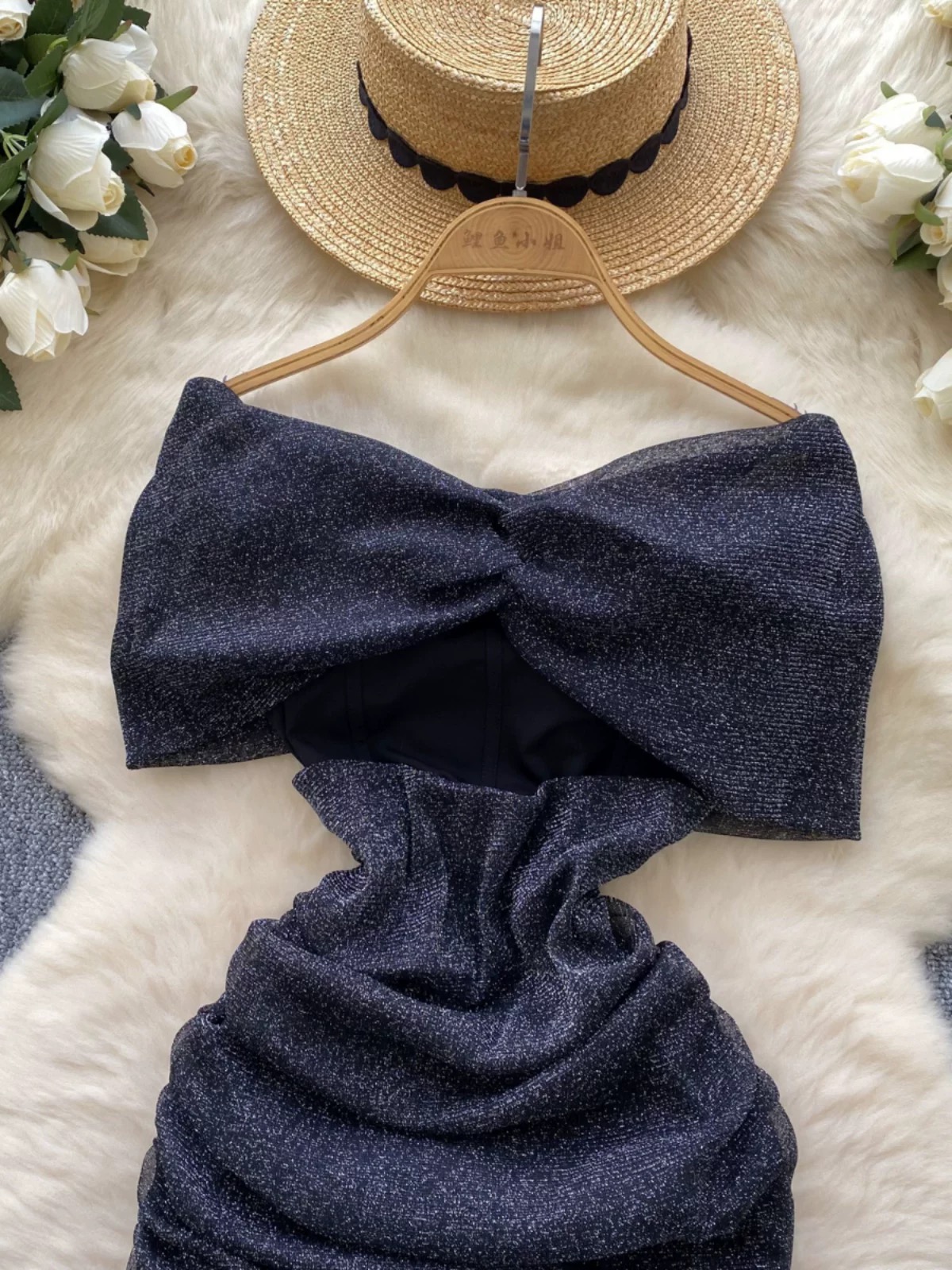 Trick or treat yourself mesh shimmer dress FBC471 images